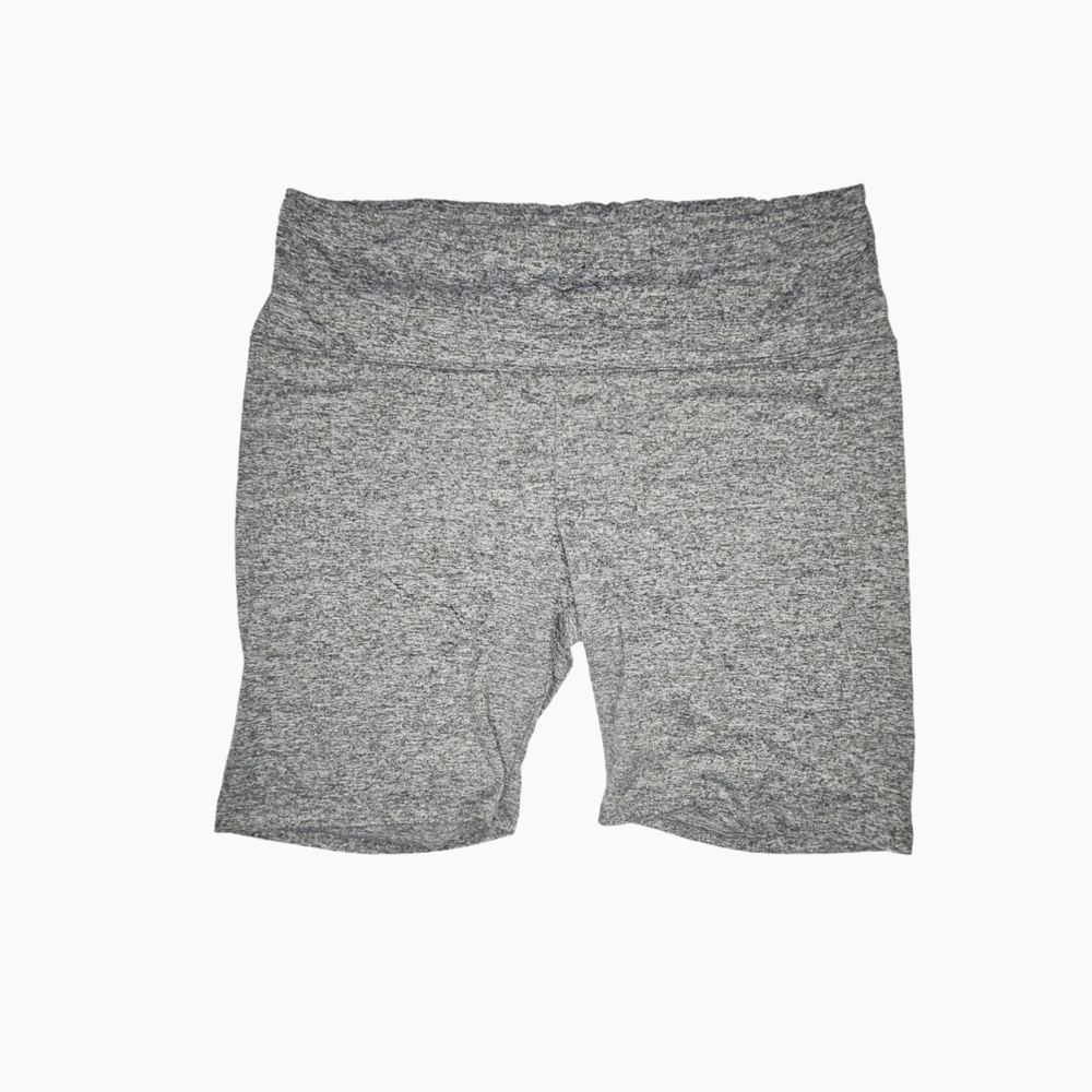 Stylish 2X Ready To Go Gray Heathered Shorts